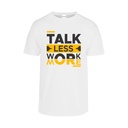 Playera CR/MC Estampada TALK LESS WORK MORE