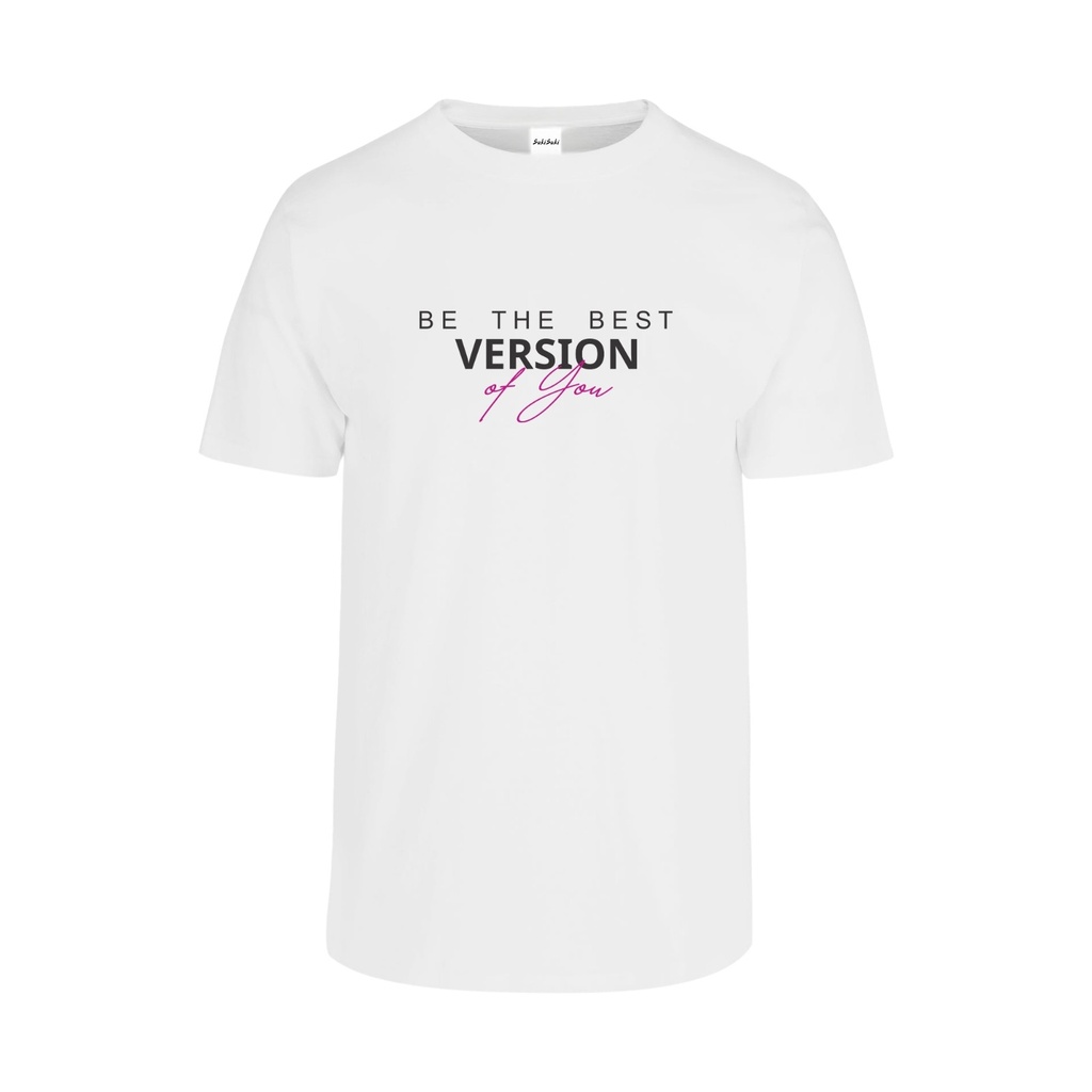Playera CR/MC Estampada BE THE BEST VERSION OF YOU