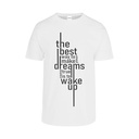 Playera CR/MC Estampada THE BEST DREAM WAKE UP